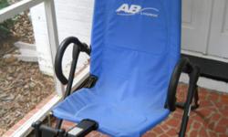 Ab exercise lounge in excellent condition, works fine.