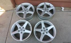 For Sale: 4 Acura Type "S" 16 inch Rims from an Acura RSX. Great condition. Includes the original caps. Local pick up only. No shipping. CASH ONLY!