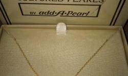 Add A Pearl necklace ~ never worn or removed from the box / original cost $120.00
&nbsp;
&nbsp;