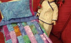 Clothes and bedding for 18 inch dolls, fits American Girls. Please stop by JanetsStore@etsy.com.