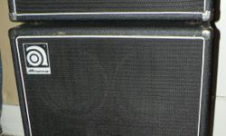 This Ampeg 350H SVT Bass Amp I have been using ever since I started playing and have never had a problem with it. My Wife and I are having our first child together and I am having to part with some of my equipment to help with the bills. Serious Inquiries