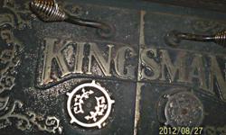ANTIQUE KINGSMAN WOOD BURNING STOVE/FURNACE
EXCELLENT&nbsp; CONDITION
IN WORKING CONDITION
NEVER BEEN OUTSIDE IN ANY KIND OF WEATHER
NOT RUSTED AT ALL
$2,500.00