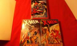 LOT of THREE NM Avengers/X-Men Paperback Books, Marvel Comics/Berkley Books, 1999!!
These are Virtually in MINT condition by Overstreet's grading standards and retains full Color & Gloss, sit Flat and is very clean with all pages are white &
