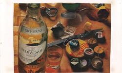 Bacardi Rum Poster - hand made from photos & articles cut out from LIFE magazine circa 1960's-1970's. *Cliff's Comics & Collectibles *Comic Books *Action Figures *Hard Cover & Paperback Books *Location: 656 Center Street, Apt A405, Wallingford, Ct *Cell