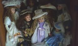 I am putting my mothers doll collection up for sale, All are in their original clothing and many (50 or more) are stamped dolls from top names too numerous to mention. will accept any reasonable offer for all or individually. Call for an appointment to
