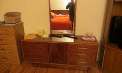 4 piece bedroom set,dresser 2 night tables, headboard,mirror,excellent condition.