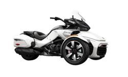 BRAND NEW MODEL!
New 2016 Can-Am Spyder F3-T SE6 Motorcycle in Pearl White, stock #M1645. MSRP: $25,499.00
CALL TODAY FOR THE BEST PRICE GUARANTEED ONLY AT JIM POTTS MOTOR GROUP IN WOODSTOCK!
When it's time for an extended Spyder F3 cruise, the new F3-T