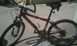MOUNTAIN BIKE, LADIES FRAME. HAS SPECIAL GEL SEAT AND CUSTOM HANDLES FOR
BETTER POSTURE. GREAT CONDITION.