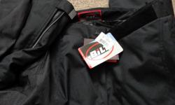 BILT coat and jacket. Stay warm. Never worn.&nbsp; I got them for Christmas.&nbsp; They still have tags on them.&nbsp; The jacket and pants have zipped in liners also with protectors in legs and arms.&nbsp; Jacket is X-large. Pants are X-large.&nbsp; Paid