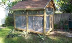 I WILL BUILT YOUR BIRD CAGE FOR ANY SIZE BIRD
FOR SMALL AND LARGE BIRDS
CALL ME FOR A FREE ESTIMATE
--
