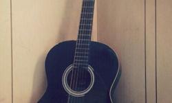 I'm selling My black acoustic guitar because I am moving soon and need the money. If your interested you can contact Me by text or by phone at (252)-772-3097 ask for Amber.
