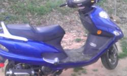 2011 jonway 150 cc. scooter moped. (blue) i bought brand new. kept maint up (oil change etc) goes up to 65 mph on highway. perfect for getting around town and cheap gas saver. i had barely no gas budget for 9 months going backand forth to work in town.