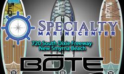 BOTE paddleboards at Specialty Marine Center
INNOVATION THAT NEVER SLEEPS
TECHNICAL INNOVATIONS ARE WHAT ALLOW US TO STAND APART. FROM DESIGNING THE WORLD?S FIRST FISHING SPECIFIC STAND UP BOARD TO CREATING A PROPRIETARY CARBON/INNEGRA WEAVE, BOTE