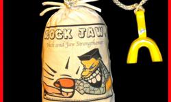 ROCK JAW NECK AND JAW STRENGTHENER
Also available with MMA logo; search Rock Jaw MMA PLEASE NOTE! THIS IS A FILL WITH YOUR OWN ROCKS PRODUCT; ROCKS ARE NOT INCLUDED! IRON ON FIGHT PATCH INCLUDED RAPID SHIPPING! ROCK JAW &nbsp;Boxing Logo 4LBS The Ultimate