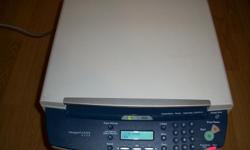 Canon ImageCLASS D420 Monochrome Laser - Printer / copier / scanner. This unit gives an error code E000 when trying to use. Comes with two cd's one labeled e-Manual and one labeled User Software. Also comes with 3 books labeled: Operation Guide, Starter