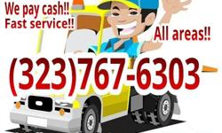 &nbsp;
()-&nbsp; WE BUY JUNK CARS 24/7 RUNNING OR NOT ALL MAKES ALL MODELS ANY CONDITION, WITH/OUT PAPERS WE GOT THE BEST OFFERS THAN ANY OTHER COMPANY, WE PAY CASH AND FREE TOW, WE COVER MOST ARES CALL US TO GET A QUOTE!!!
&nbsp;