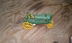 Old casr iron tractor