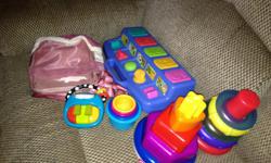 Baby toys in good condition need to get rid of ASAP Purse in excellent condition..don't need it anymore asking for $10