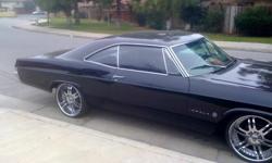 1965 chevy impala new black blue pearl paint, new black interior, 350 with cam flowmaster dual exhaust, 22 inch strada denaro rims, stero, alarm.
907-947-1515