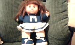 Unusual talking Cheerleader Doll Age unknown (has very unusal accent( Southern) $8.00..