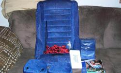 Columbia brand handicapped car seat, model number 2000, in brand new condition. This was purchased for a handicapped child and ended up not being used. The straps have not even been installed on this, but all original straps are included. Includes side