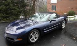 2000 convertible corvette, automatic transmission, dark blue with black ragtop. MUST SEE!!!