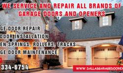 Are you looking for a garage door repair and installation company that you provide you with emergency services any time you need? If yes, then Dallas Garage Door Experts are here to assist you. We are distinguished company when it comes to repairing and