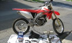 2005 Honda 450X CFR with 450 to 500 miles in excellent condition. The price is firm ( no negotiating) as is, only serious buyers only