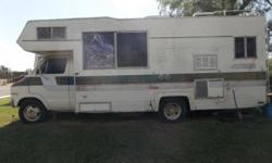 I have to sell my 1977 Dodge Jamboree Class C RV.&nbsp; I am currently living in it, but need to move; due to failing health.&nbsp; It is 27 feet long, has a new electric water heater, a new front door and 4 extra tires.&nbsp; It has a full kitchen and
