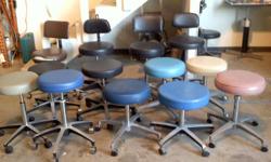 Dr. Stools For Sale $50-75.00 Depending on Style. Various Colors. Buyer Must Pick-Up. Actual Location Is Airport Rd. Plant City, Fl