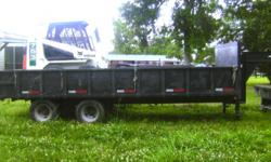 20 ft hydraulic McElrath Dump Trailer w/18,000 lb capacity. Located in Scottsboro Alabama.