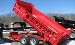 2011 Dump Trailer 84x14
$6,150
This trailer can be customized to fit your business or personal needs!
Standard Equipment (14' black dump trailer):
84" wide bed
168" bed length
Height of box is 24"
Trailer weight is 3780 pounds
Payload is 8000 pounds
GVWR
