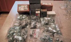 New in Box (4) Honeywell Micro Switche EX type $80.00 for all or $30.00 each
New - (10) Light Ballest $1.00 each or $5.00 for all
New in Boxes/Bags - Conduit Connectors, Seal Tight Connectors, str/90 deg, over (150) strap hole one -all sizes for all,