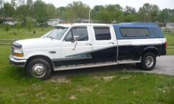 This truck has never been a work truck and predominantly has highway miles. It has a nice interior (non-smoker), back seat folds out into a bed, cruise control, CB, A/C, bed liner, and towing brake (though truck has not been used to tow).
Currently, the