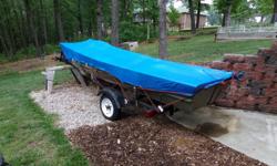 2008 Tracker aluminum 14 foot fishing boat with a 15 horse Gamefisher, completly reconditioned last year at Top Gun Marine, With a custom trailer. This is a second boat and been used very little, only in the &nbsp;water one time last year. I keep it
