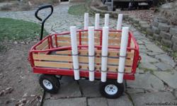 I have a fishing cart I have taken to the beach many times over the years . I have walked down those quarter mile piers many times and have been so glad I had this cart to load all of my gear and pull it instead of trying to walk with it . If you are