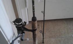 Two piece wally marshall 6'6" lite action rod new with shimano TX plus reel great combo $40 firm selling 10am - 5pm no shipping cash only.