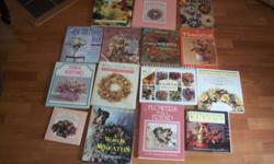 15 Flower arranging/wreath making books, like new. Will sell as group or individually @ $3 each. Call for titles.