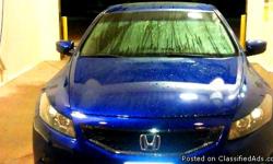 I am selling my 2009 V6 Honda Accord EX-L Coupe. I am the original owner who bought it off the showroom floor in November of 2008. The car has a little over 25K miles, it?s Belize Blue Pearl, has black leather interior, 3.5L, 6-speed manual transmission,