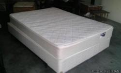 One full size bed includes matress, bed rails, and box frame
- In great condition.
cell #901 759-1300