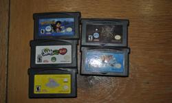 used games in good condition Lord of the Rings,sims2,harry potter,TY2,land before time 5 games for $10.00 dollars