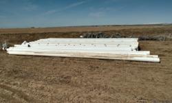 10 and 12 inch plastic gated irrigation pipe in good condition.