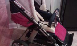 As good as new! Made in Germany. Beautiful stroller with large bassinet, foot brake. Heavy duty!
985-628-1527