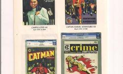 Golden Age Comics Covers (1) Poster&nbsp; 6.5"x10"&nbsp;&nbsp;&nbsp; *Cliff's Comics & Collectibles *Comic Books *Action Figures *Posters *Hard Cover & Paperback Books *Location: 656 Center Street, Apt A405, Wallingford, Ct *Cell phone # --
*Link to