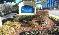 Gorgeous Condo in Upscale Vinings with Mountain View. Community boasts sparkling pool, lighted tennis area, clubhouse, gazebo, gas grills and professional landscaping. Roommate Floorplan and stepless entry. Like new appliances in butler kitchen with
