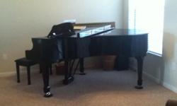&nbsp;
Beautiful Kohler and Campbell KCM-650D, black, 6'1''. Excellent condition! Original price is $15,000. This one is $8,500. It does not devaluate. MOVING INCLUDED IF WITHIN CLEARWATER AREA.
&nbsp;
Great for churches, schools or piano students.