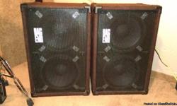Bag end d12-D. 4 ohms 800 watt peak each. great condition works perfectly.