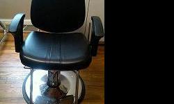Black all purpose stylist chair. Excellent condition, has a 5 year warranty.Cost over $400.
Salon down sized and I need the space. Used 3 months.