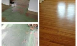 I offer hardwood floor refinishing and installation.&nbsp; Refinishing is 2.25 sq/ft or 2.50 with stain.&nbsp; I do extremely high quality work and stand by my results, I also use the best quality polyurethane around and apply 3 coats to every job.&nbsp;