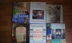 6 Home Decor books, $15 for all or will sell individually @ $3 each.